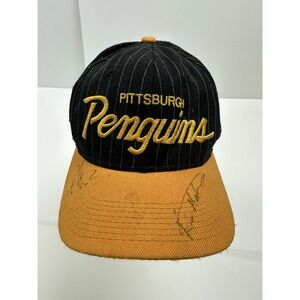 Vintage 90s Sports Specialties Script Pittsburgh Penguins NHL Snapback Hat